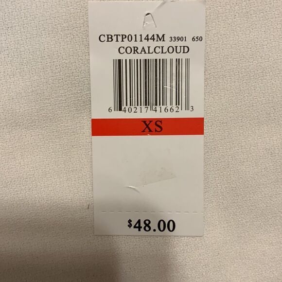 Cupio Size Medium sleeveless top in coral - Picture 11 of 11